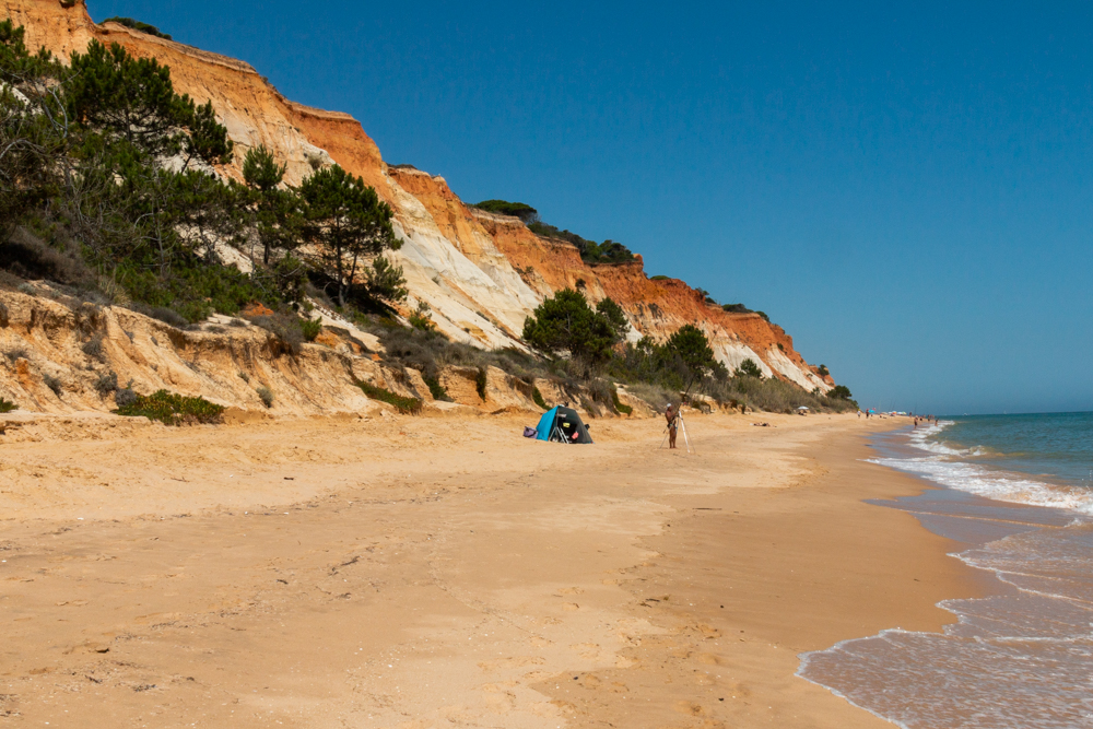 Visiting the Algarve: Praia da Falesia